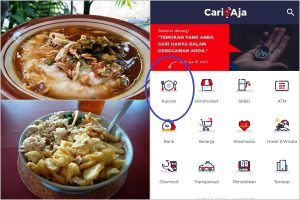 bubur ayam paling enak di Jakarta, Aplikasi Pencari Lokasi