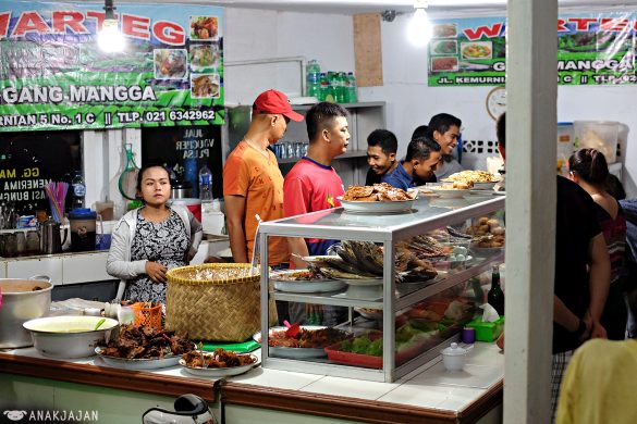 Warteg Gang Mangga, warteg paling enak di Jakarta